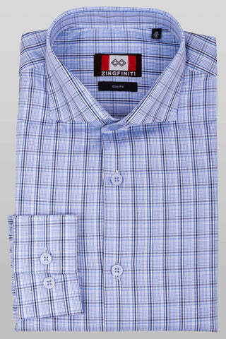Zingfiniti Adam Cotton Men's Dress Shirt | Slim Fit