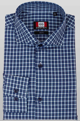 Zingfiniti Aiden Cotton Men's Dress Shirt | Slim Fit