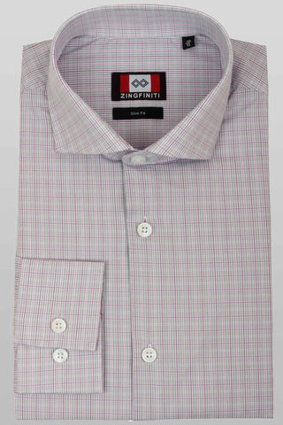 Zingfiniti Angus Cotton Men's Dress Shirt | Slim Fit