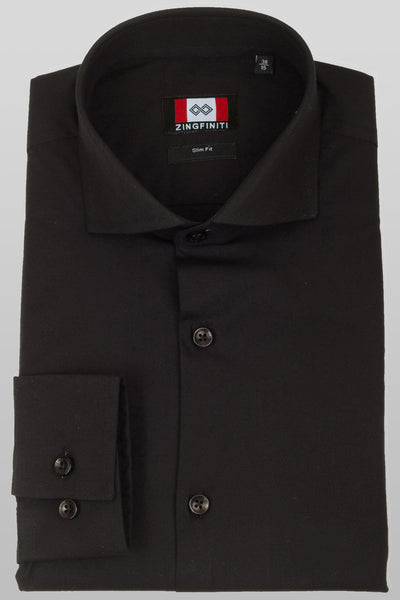 Zingfiniti Benjamin Cotton Men's Dress Shirt | Slim Fit