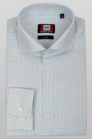 Zingfiniti Bryant Cotton Men's Dress Shirt | Slim Fit