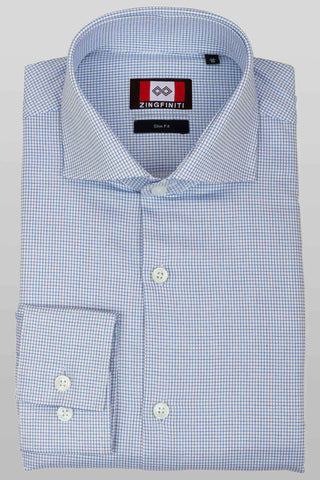 Zingfiniti Callum Cotton Men's Dress Shirt | Slim Fit