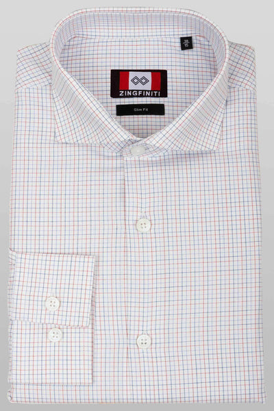 Zingfiniti Dhir Cotton Men's Dress Shirt | Slim Fit