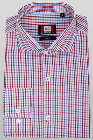 Zingfiniti Dominic Cotton Men's Dress Shirt | Slim Fit