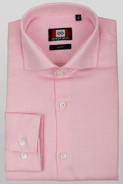 Zingfiniti Duncan Cotton Men's Dress Shirt | Slim Fit