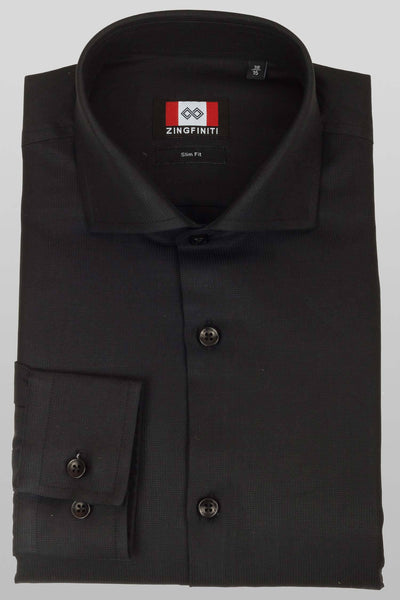 Zingfiniti Ethan Cotton Men's Dress Shirt | Slim Fit