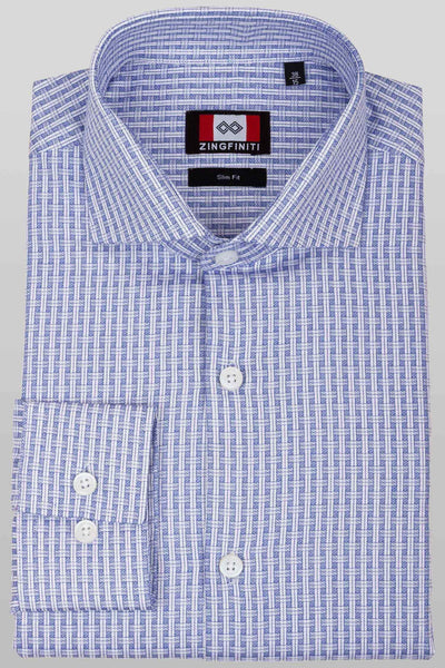 Zingfiniti Felix Cotton Men's Dress Shirt | Slim Fit