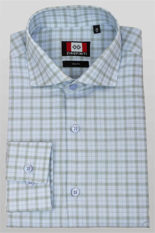 Zingfiniti Gabriel Cotton Men's Dress Shirt | Slim Fit