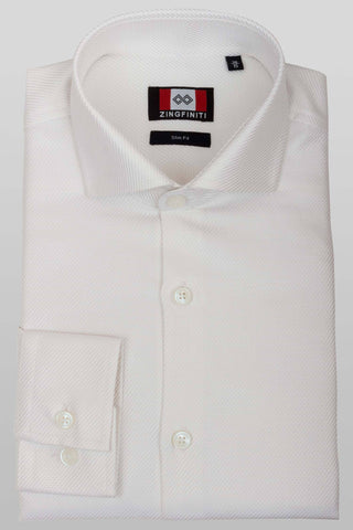 Zingfiniti Grayson Cotton Men's Dress Shirt | Slim Fit