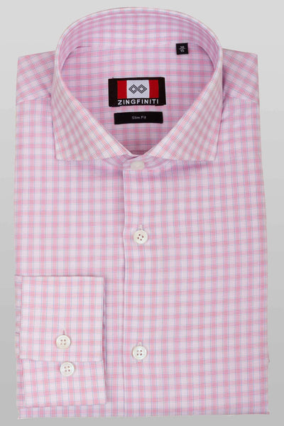 Zingfiniti Gregor Cotton Men's Dress Shirt | Slim Fit