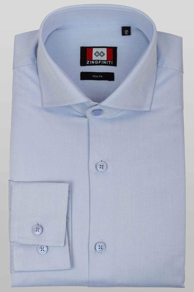 Zingfiniti Harvey Cotton Men's Dress Shirt | Slim Fit
