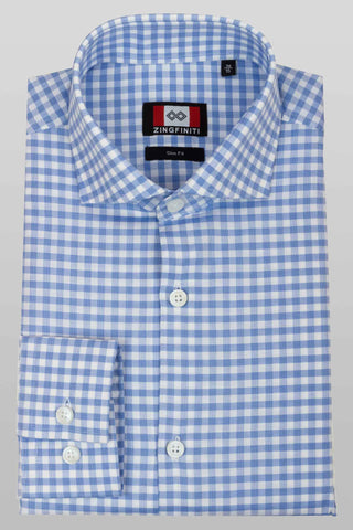 Zingfiniti Henry Cotton Men's Dress Shirt | Slim Fit