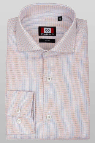Zingfiniti Hugh Cotton Men's Dress Shirt | Slim Fit