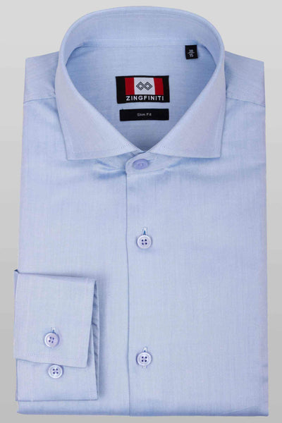 Zingfiniti Iham Cotton Men's Dress Shirt | Slim Fit