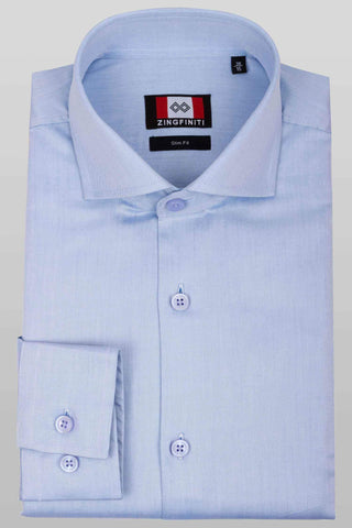 Zingfiniti Iham Cotton Men's Dress Shirt | Slim Fit