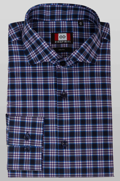 Zingfiniti Isaac Cotton Men's Dress Shirt | Slim Fit