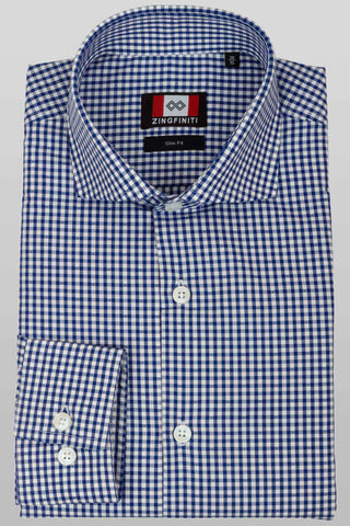 Zingfiniti Jackson Cotton Men's Dress Shirt | Slim Fit