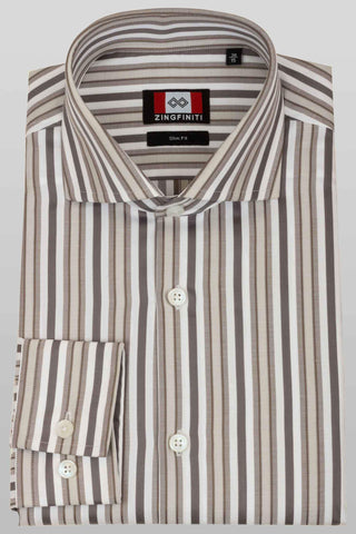 Zingfiniti Jayden Cotton Men's Dress Shirt | Slim Fit