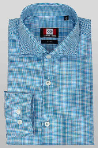 Zingfiniti Jesse Cotton Men's Dress Shirt | Slim Fit