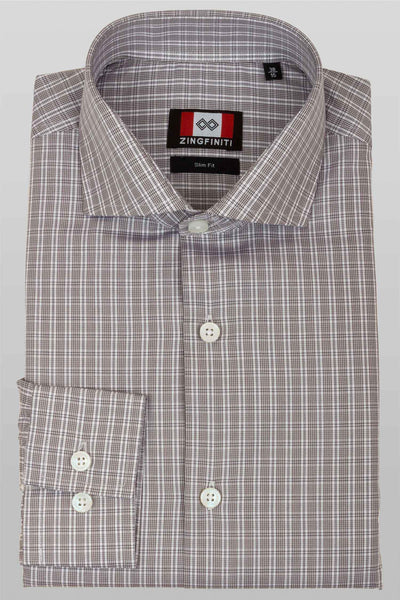 Zingfiniti Jordan Cotton Men's Dress Shirt | Slim Fit