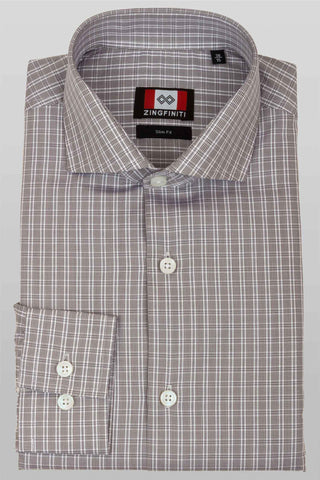 Zingfiniti Jordan Cotton Men's Dress Shirt | Slim Fit