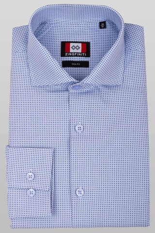 Zingfiniti Josh Cotton Men's Dress Shirt | Slim Fit