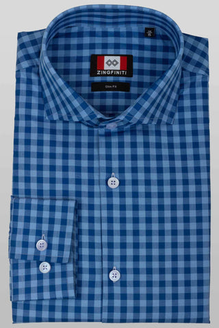 Zingfiniti Joshua Cotton Men's Dress Shirt | Slim Fit