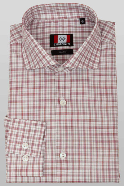 Zingfiniti Jude Cotton Men's Dress Shirt | Slim Fit