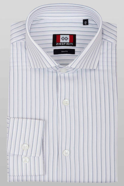 Zingfiniti Jyran Cotton Men's Dress Shirt | Slim Fit