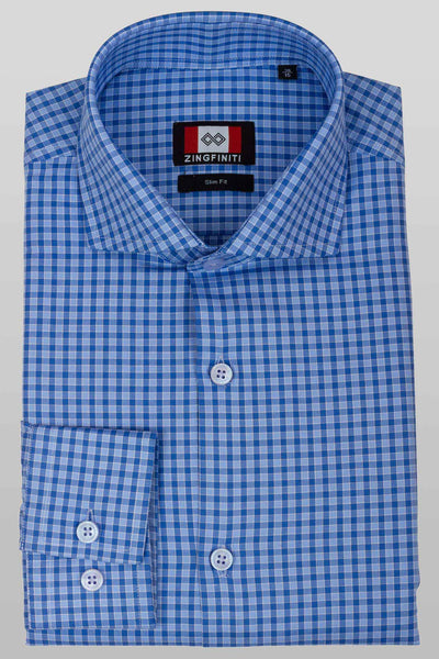 Zingfiniti Levi Cotton Men's Dress Shirt | Slim Fit