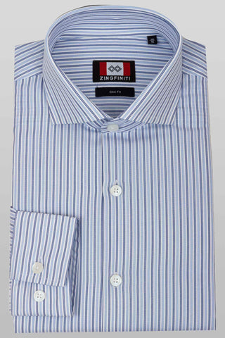 Zingfiniti Lewis Cotton Men's Dress Shirt | Slim Fit