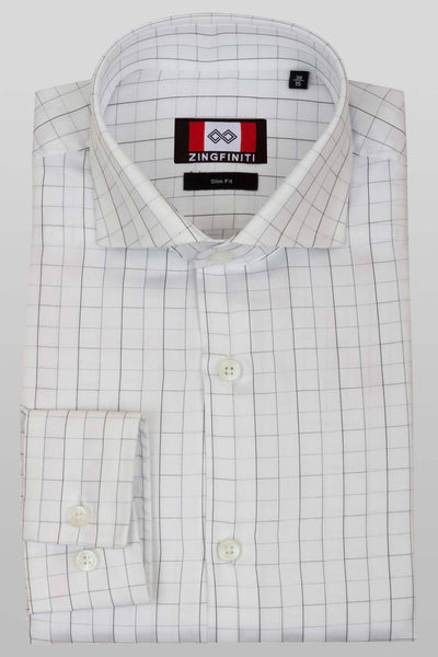 Zingfiniti Mateo Cotton Men's Dress Shirt | Slim Fit