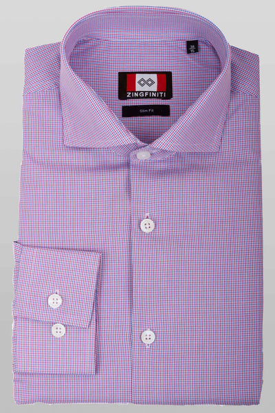 Zingfiniti Maxwell Cotton Men's Dress Shirt | Slim Fit