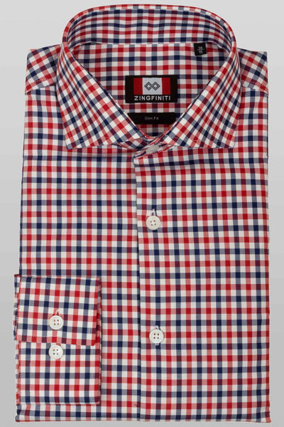 Zingfiniti Neer Cotton Men's Dress Shirt | Slim Fit