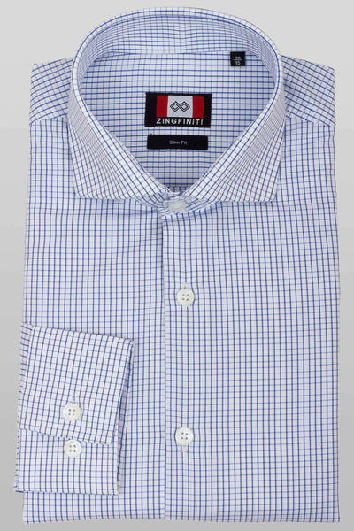 Zingfiniti Nicolas Cotton Men's Dress Shirt | Slim Fit