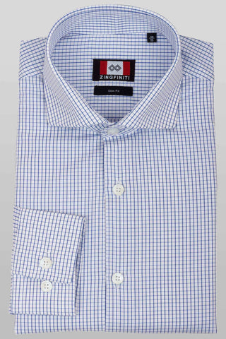 Zingfiniti Nicolas Cotton Men's Dress Shirt | Slim Fit