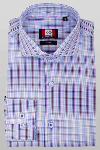 Zingfiniti Owen Cotton Men's Dress Shirt | Slim Fit