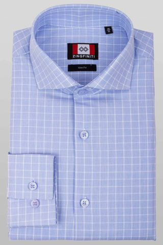 Zingfiniti Piers Cotton Men's Dress Shirt | Slim Fit