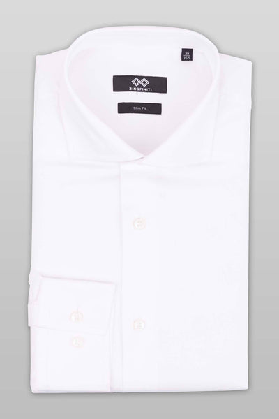 SNOW COTTON DRESS SHIRT | SLIM FIT