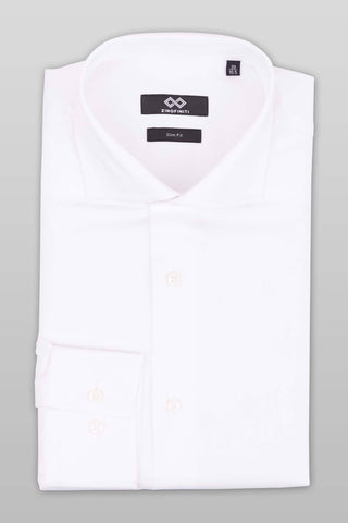 SNOW COTTON DRESS SHIRT | SLIM FIT