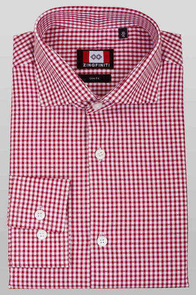 Zingfiniti Sebastian Cotton Men's Dress Shirt | Slim Fit