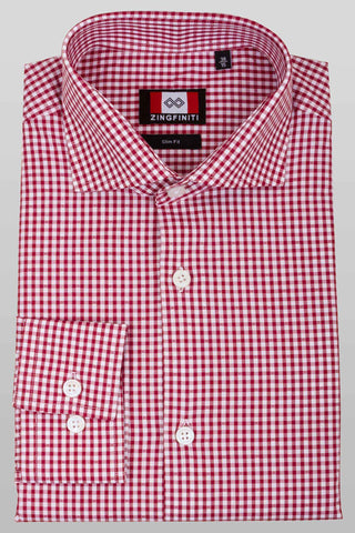 Zingfiniti Sebastian Cotton Men's Dress Shirt | Slim Fit