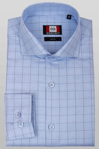 Zingfiniti Vyan Cotton Men's Dress Shirt | Slim Fit