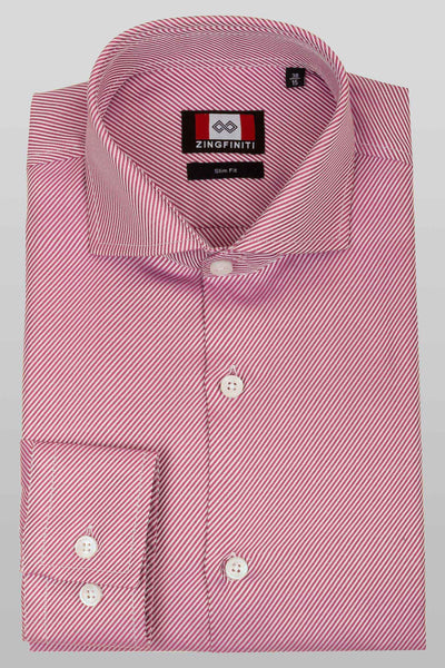 Zingfiniti Wyatt Cotton Men's Dress Shirt | Slim Fit