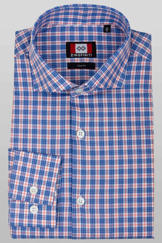 Zingfiniti Yuvan Cotton Men's Dress Shirt | Slim Fit